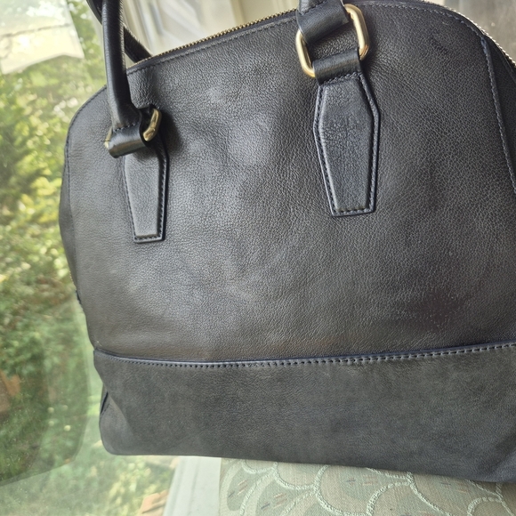 DANIER Navy blue Leather Handbag - Picture 6 of 16